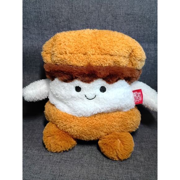 Kellytoy Bum Bumz by Russ Skylar S'More 7" bean bag plush stuffed toy, Claire's - Picture 1 of 5
